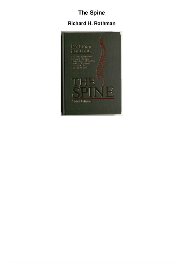Rothman Spine Pdf